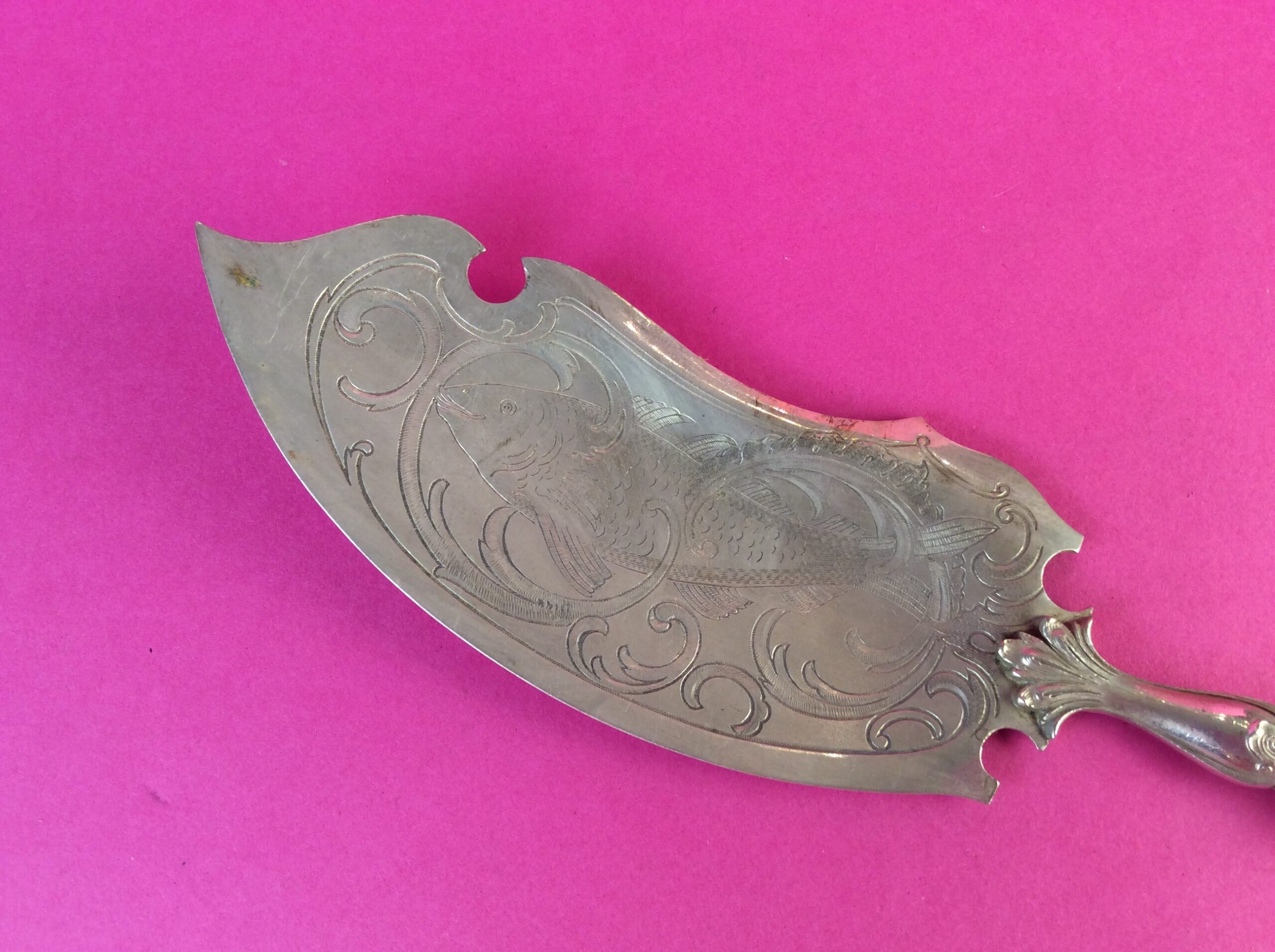 171 teiliges, versilbertes Besteck "Rokoko" für 12 Personen, Fa. A.Köhler (WMF), Wien, um 1880 – Bild 6