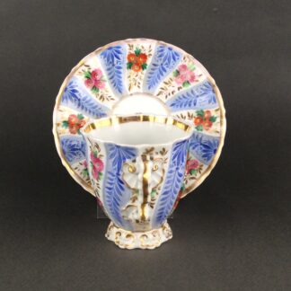 Spätbiedermeier Sammeltasse, Fa. Thun-Klösterle, Böhmen, um 1860
