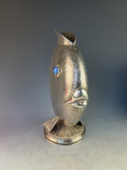 fisch_vase_silber_italien