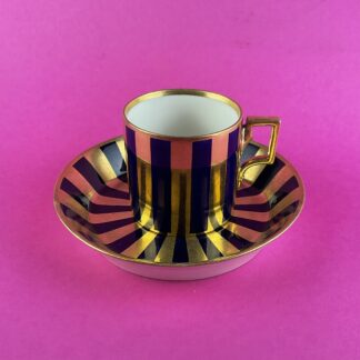 Kobaltblaue Sorgenthal-Tasse, Kaiserliche Porzellanmanufaktur Wien, 1803