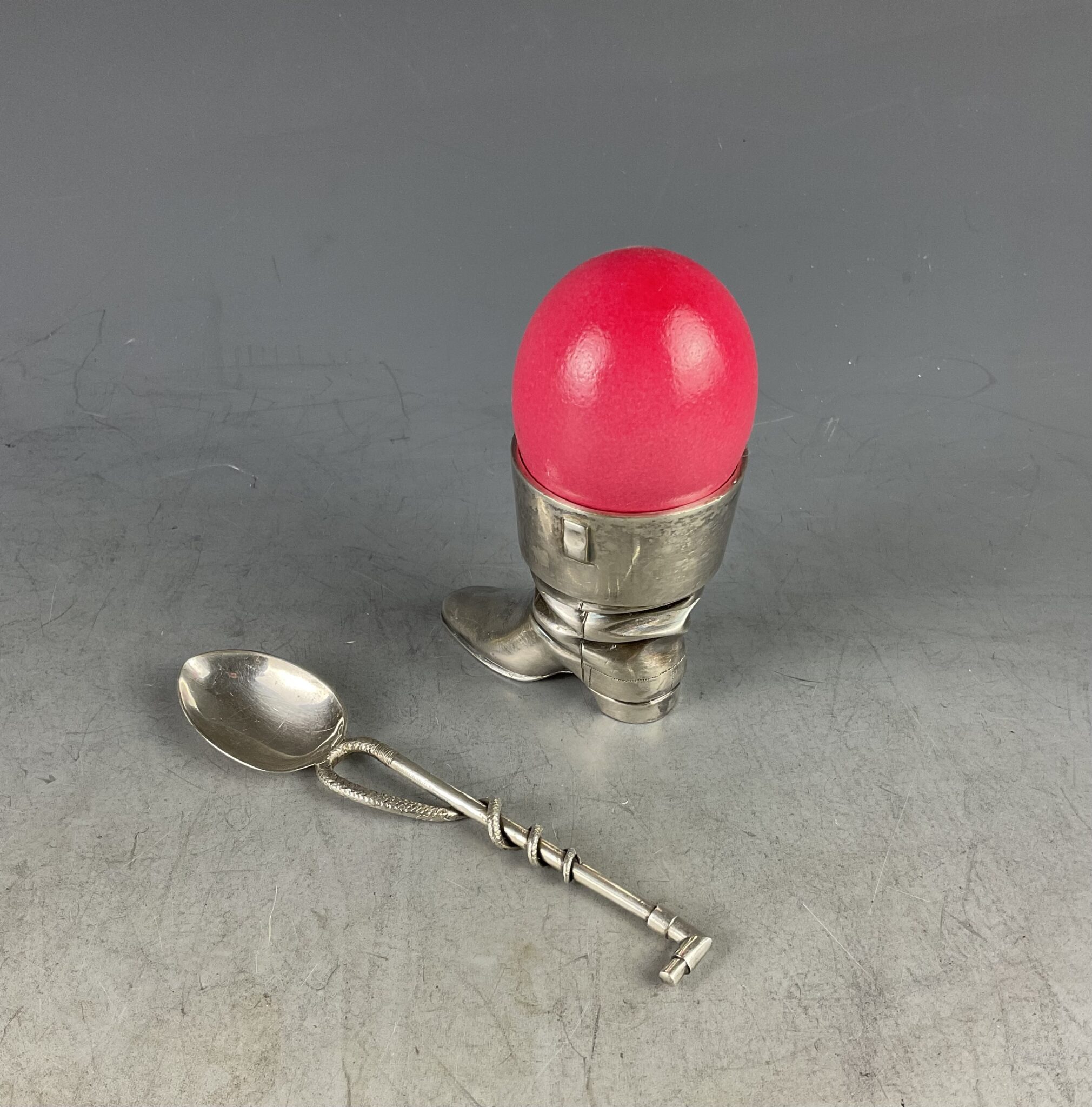 Seltener Eierständer für Pferdeliebhaber, England, um 1900 – Bild 4