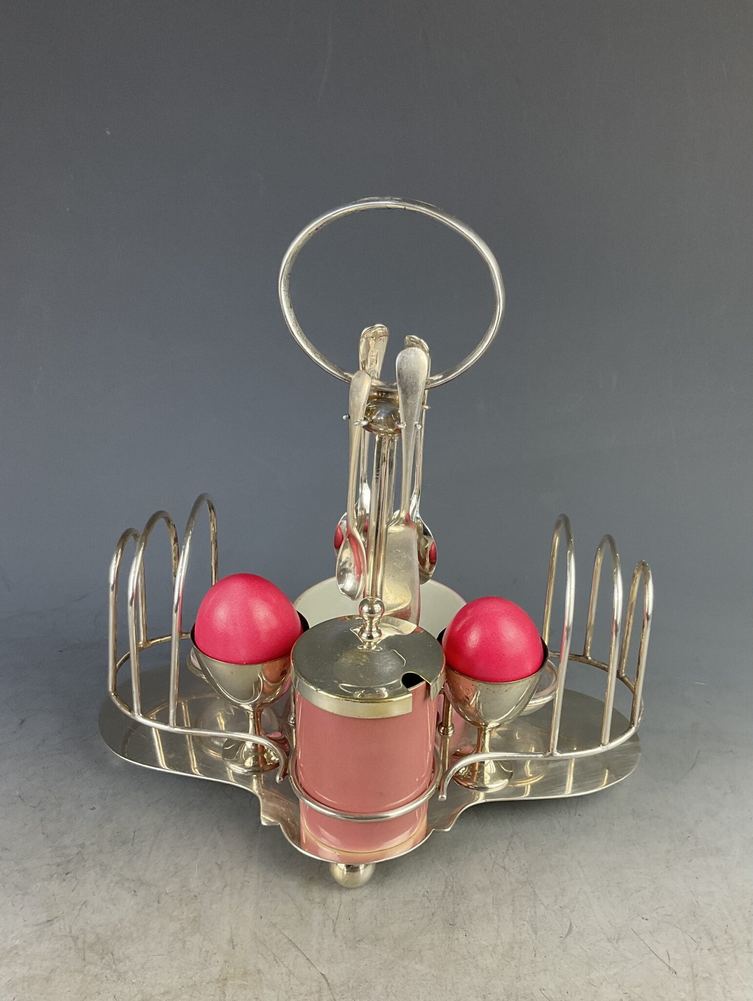 Seltene Jugendstil Frühstücksgarnitur, England, um 1900 – Bild 5