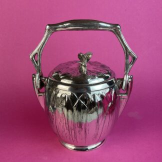 Jugendstil Biskuitdose als Artischocke, Deutschland, um 1900