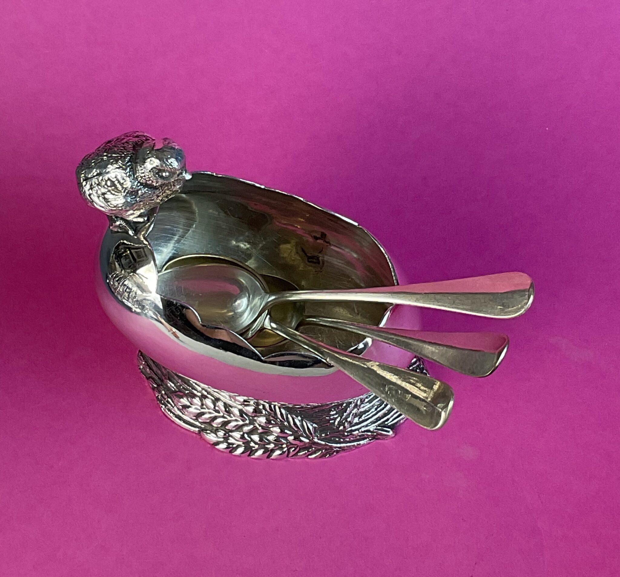 Historismus Teaspoonwarmer, England, um 1880 – Bild 6