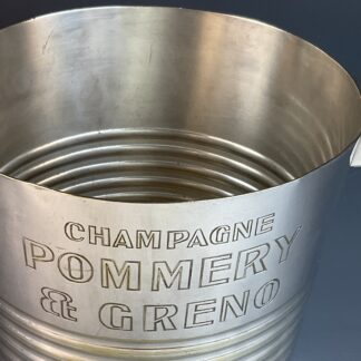 Versilberter Art Deco Champagnerkühler Pommery & Greno, Frankreich, um 1930