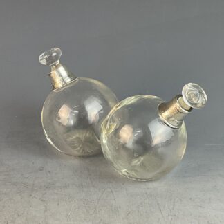 Silberne Art Deco Essig- und Ölgarnitur, England, um 1920