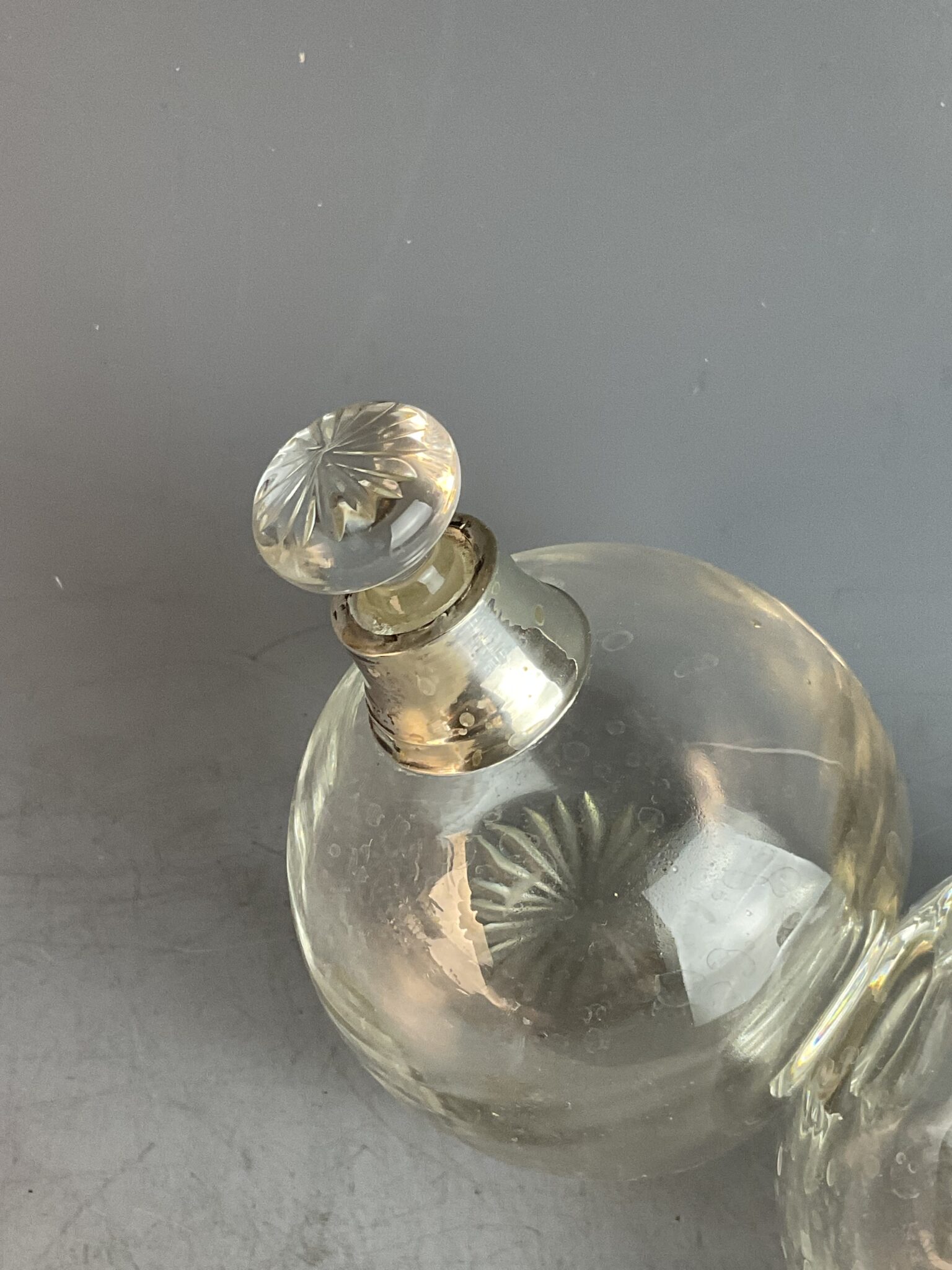 Silberne Art Deco Essig- und Ölgarnitur, England, um 1920 – Bild 2