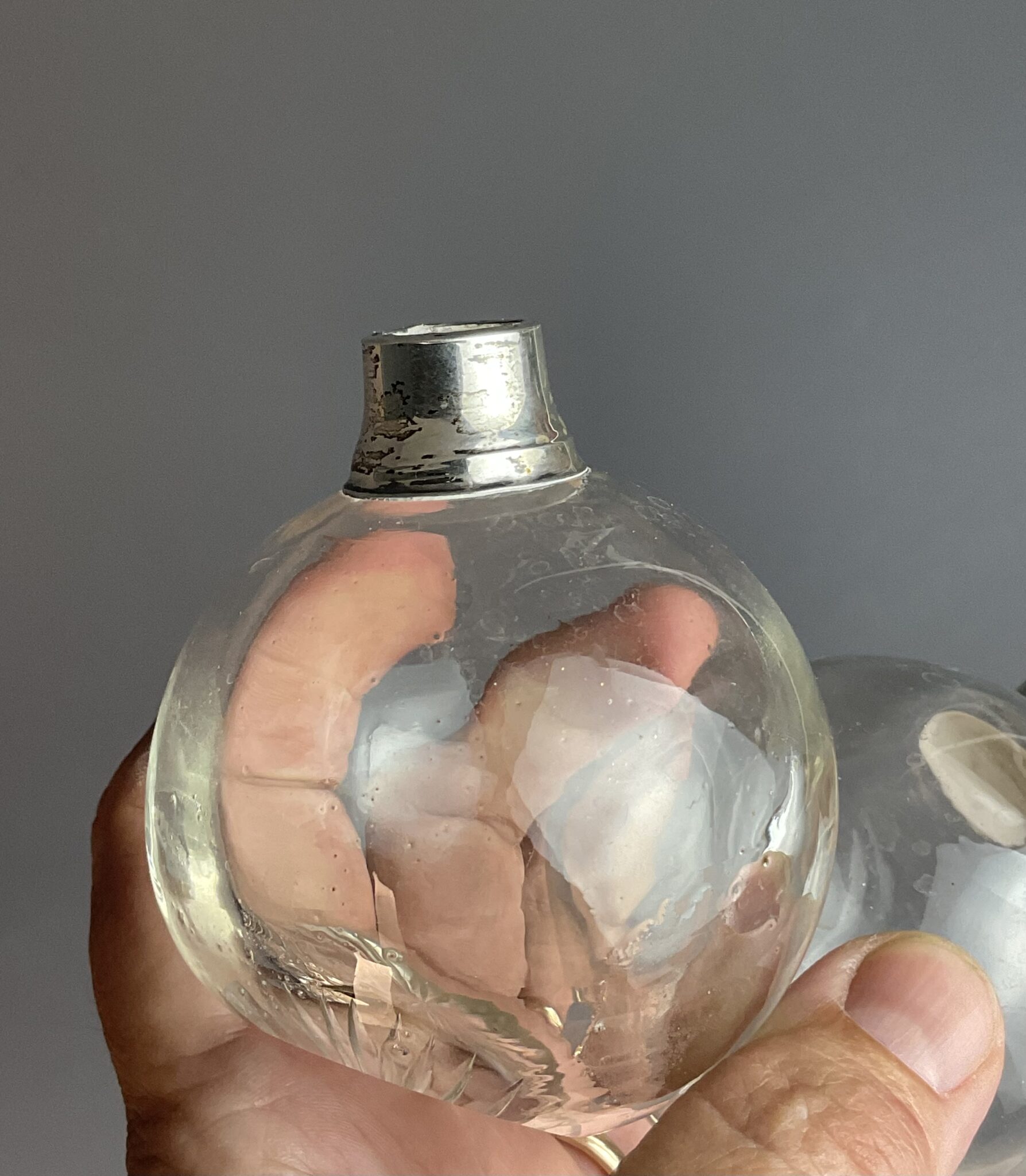 Silberne Art Deco Essig- und Ölgarnitur, England, um 1920 – Bild 5