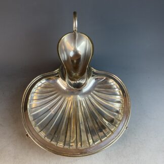 Seltene Spargelplatte mit Saucière, Fa. WMF, um 1900