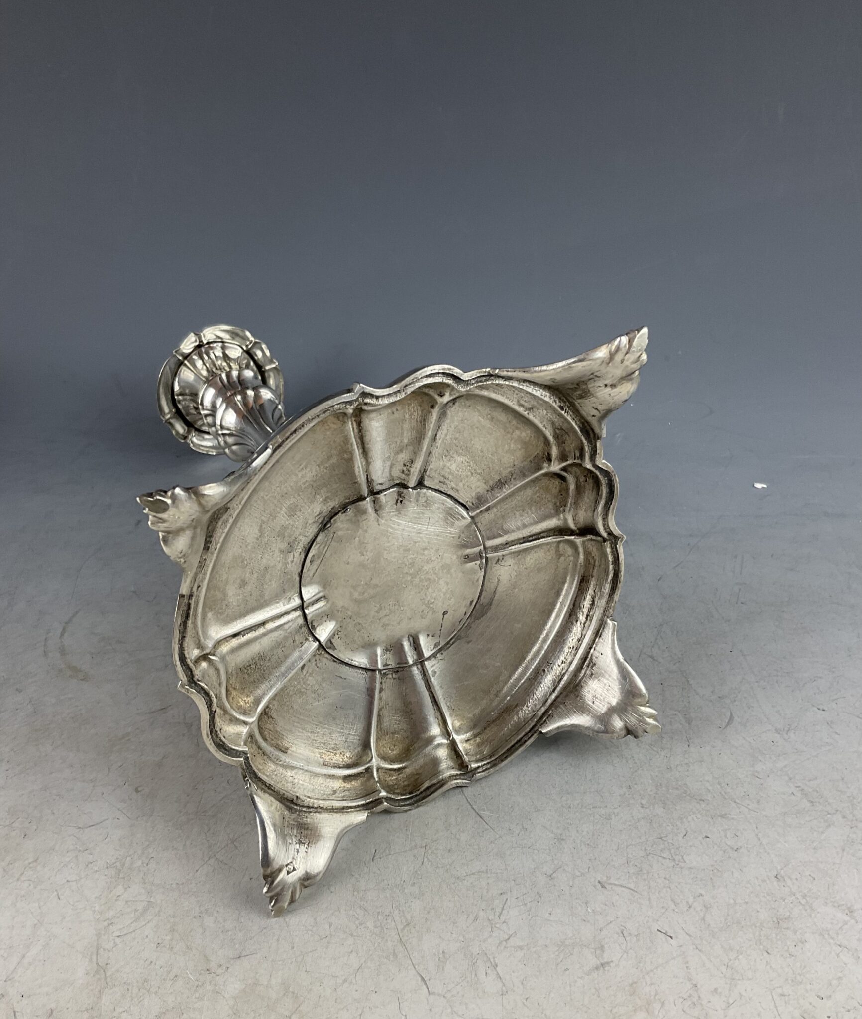 Versilberte Jugendstil Girandole, Fa. Berndorf, um 1880 – Bild 6