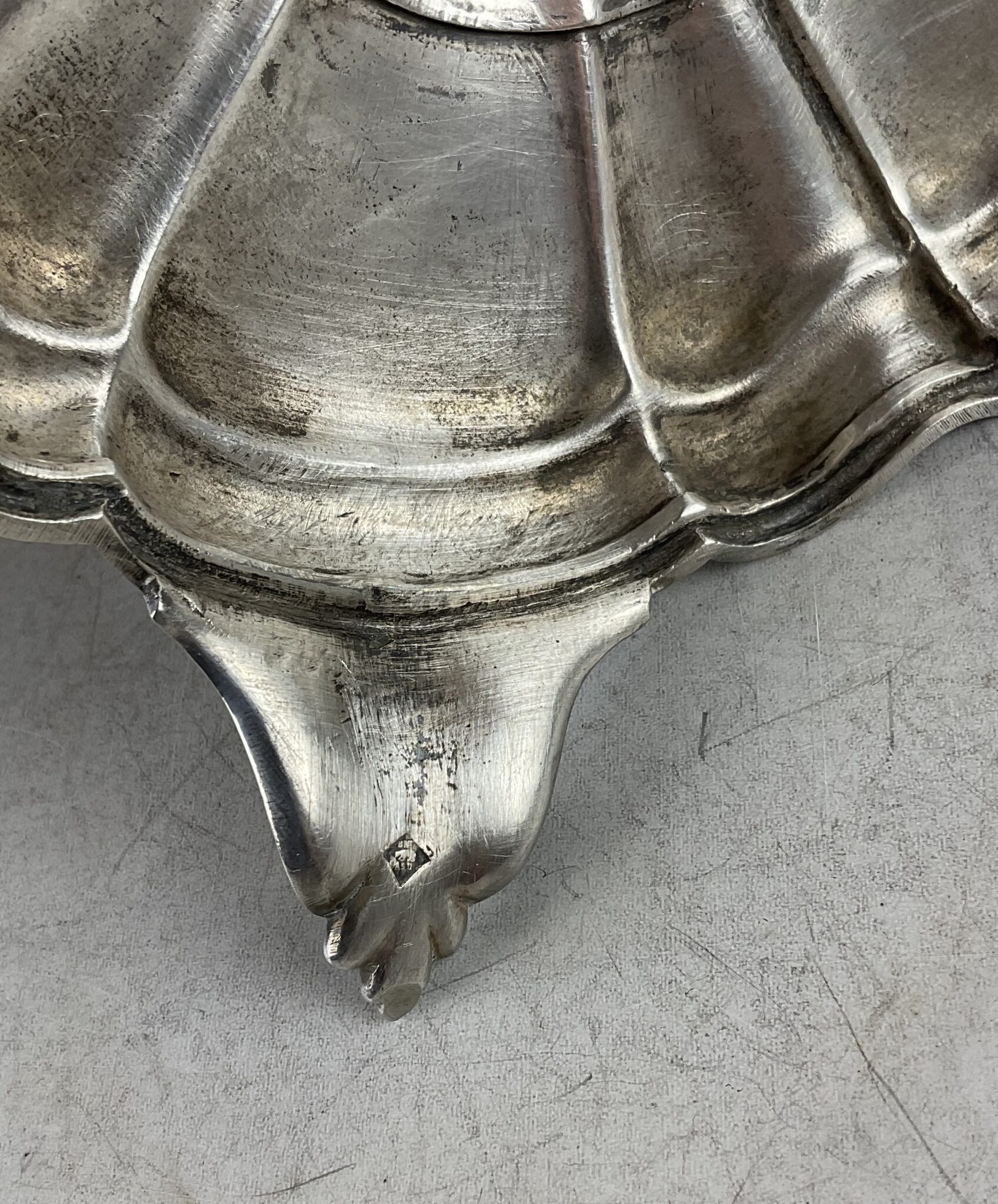 Versilberte Jugendstil Girandole, Fa. Berndorf, um 1880 – Bild 7