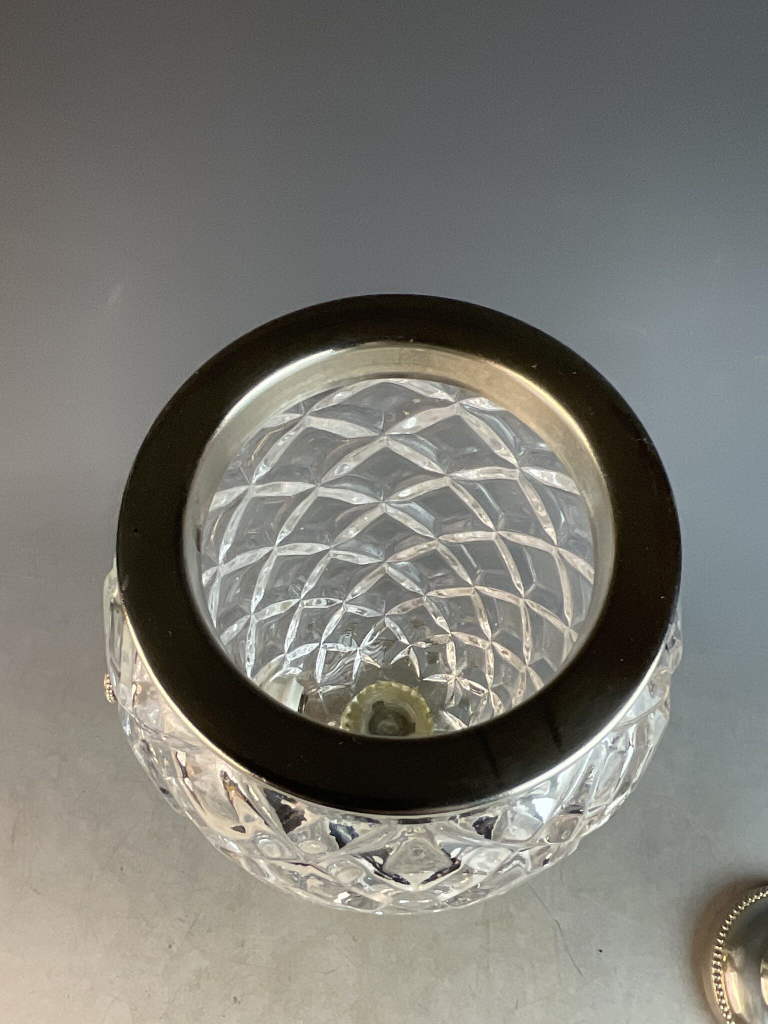 Versilberter Saftspender mit Kristallglas, Frankreich, um 1950 – Bild 6