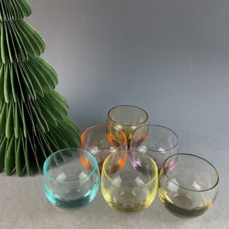 6 große Gläser "Culbuto", Fa. Ludwig Moser, Karlsbad, um 1935