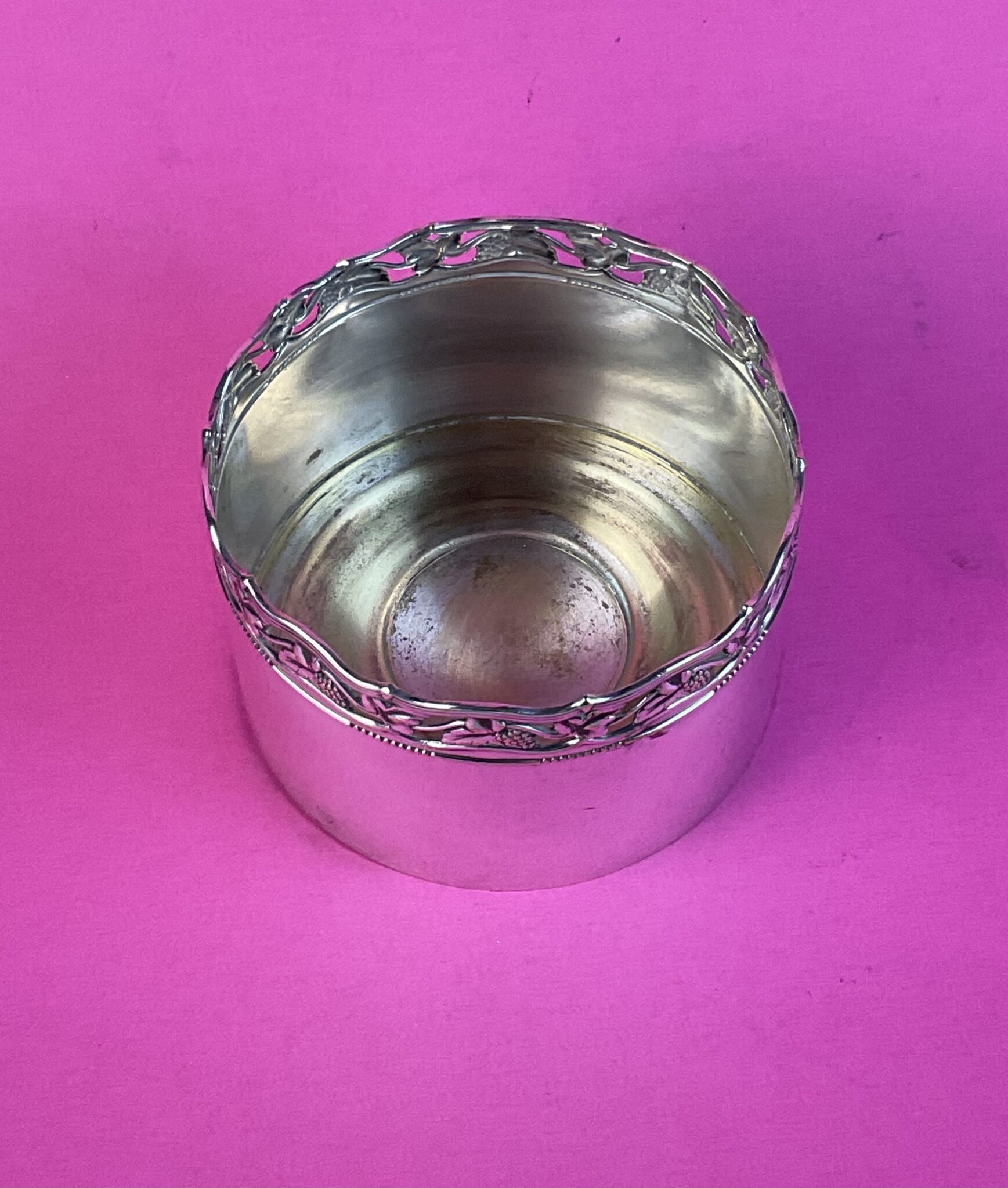 Jugendstil Flaschenuntersetzer, Fa. WMF, Geislingen, um 1905 – Bild 2