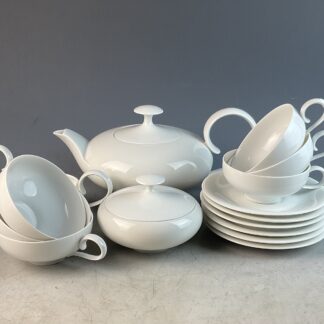Ena Rottenberg, Art Deco Teeservice, Porzellanmanufaktur Augarten, Wien, 20. Jahrhundert