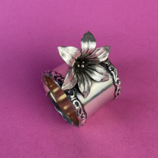 Versilberter Serviettenring "Jean", U.S.A, um 1900