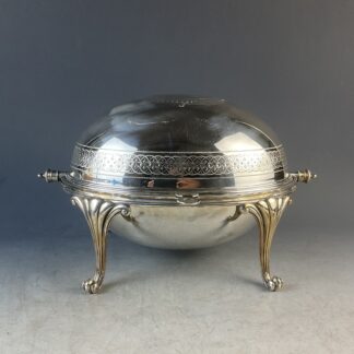 Versilberter Jugendstil Food Warmer, England, um 1900