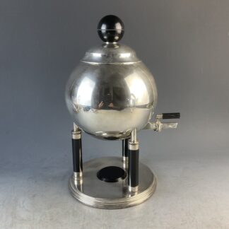 Versilberter Art Deco Getränkekessel, Frankreich, um 1930