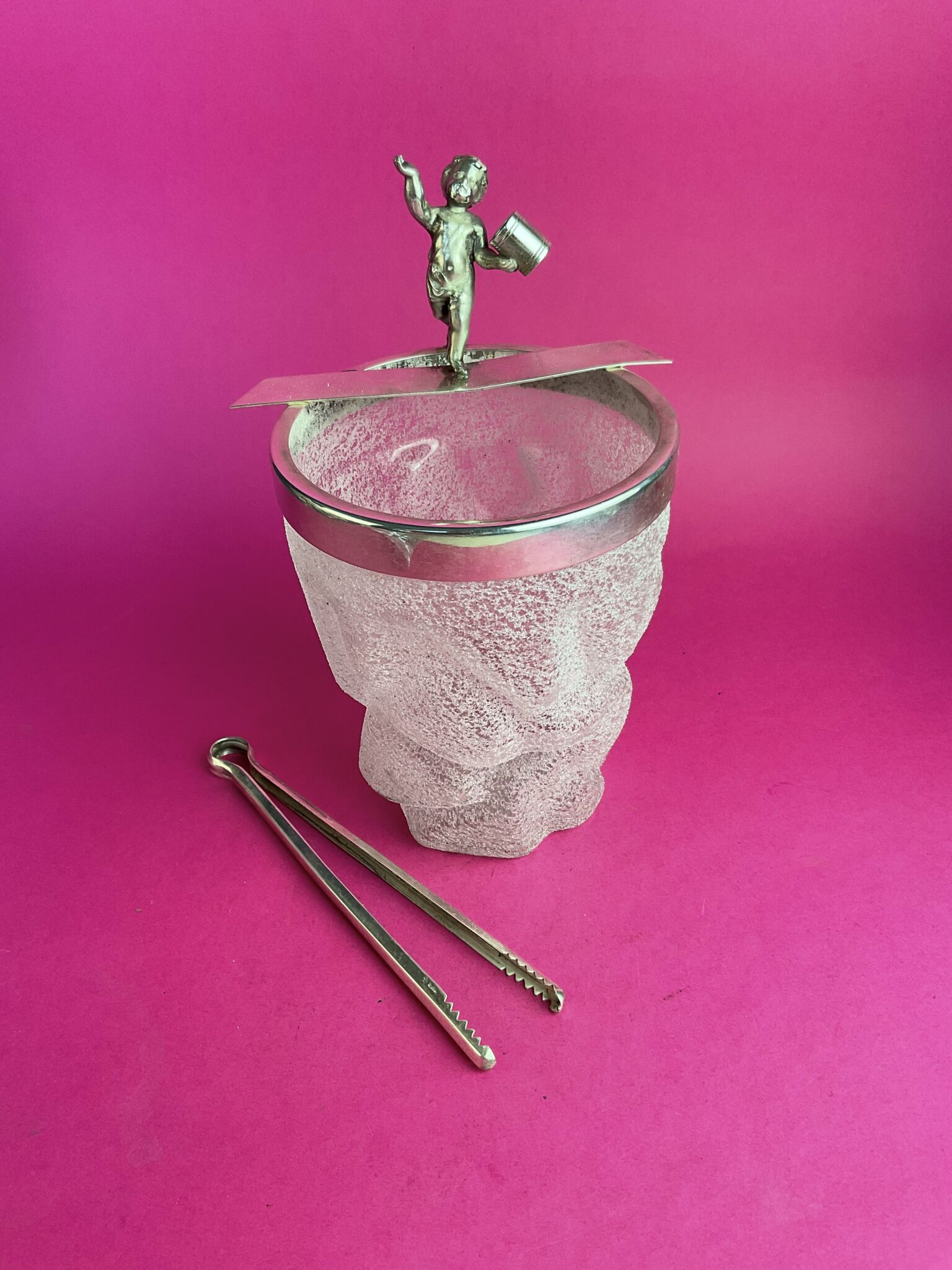 Jugendstil Eiswürfelkühler mit Eisglas, Fa. WMF, Geislingen, um 1900 – Bild 5